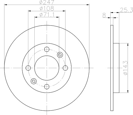 NF PARTS Jarrulevy NF1699151